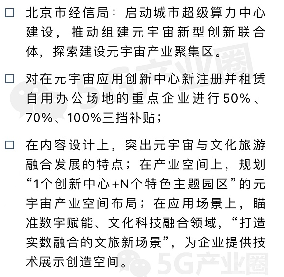 12省市元宇宙布局路线图