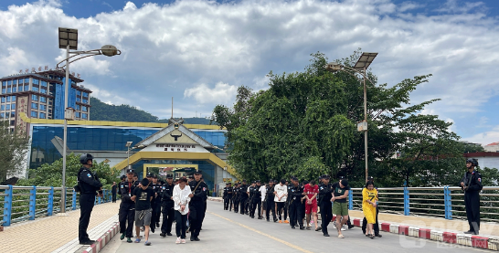 从缅北抓获1777名电诈人员被遣返回国内