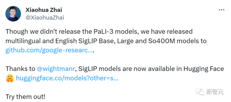 1/10体量达到SOTA！谷歌发布5B参数视觉语言模型PaLI-3，更小更快却更强